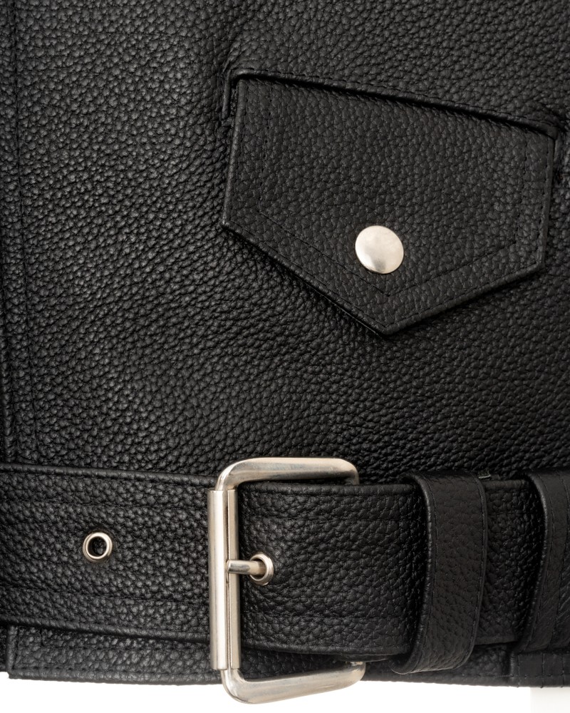 Ramoneska męska z paskiem i kieszenią, idealna na zimowe dni